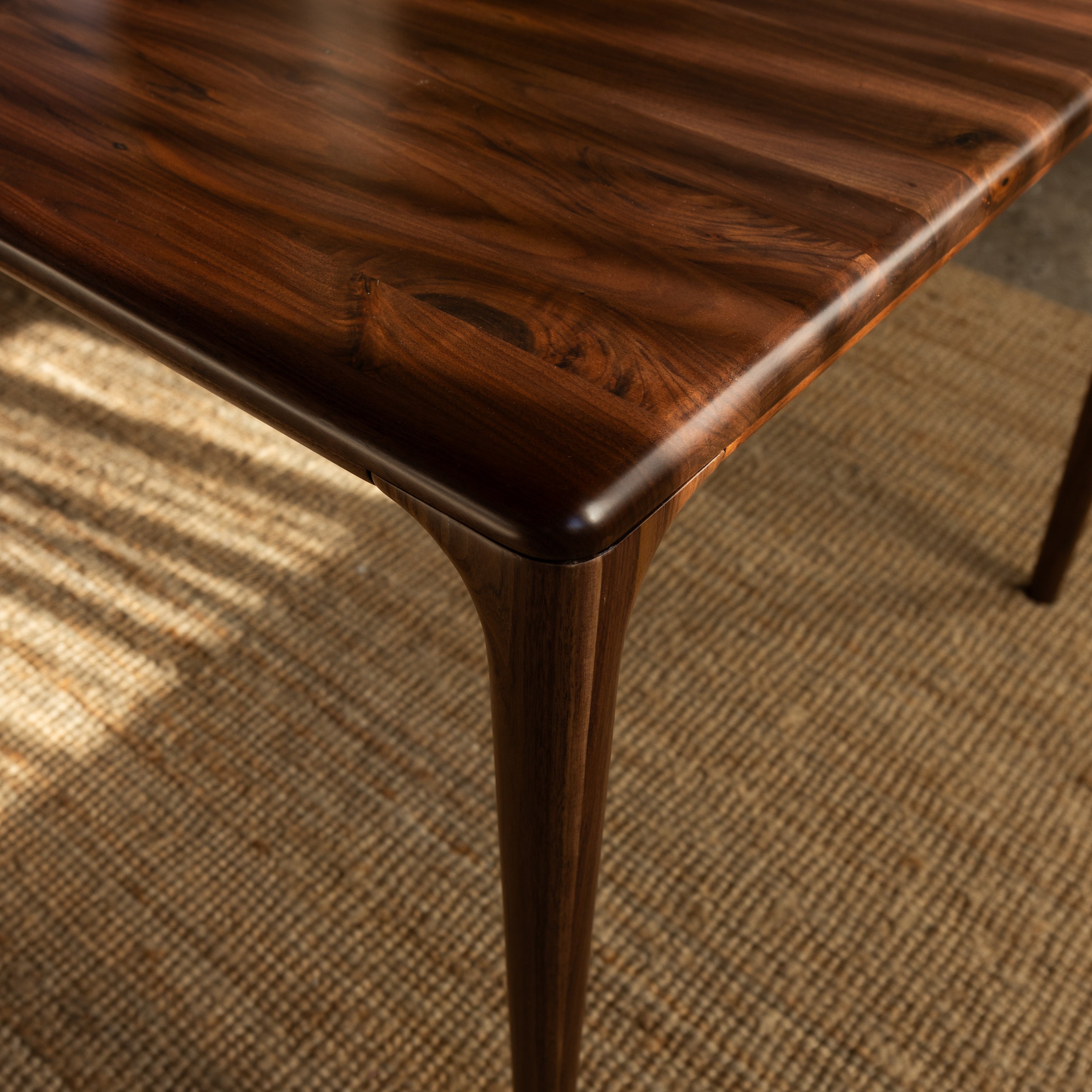 Houten rechthoekige eettafel - Mizo