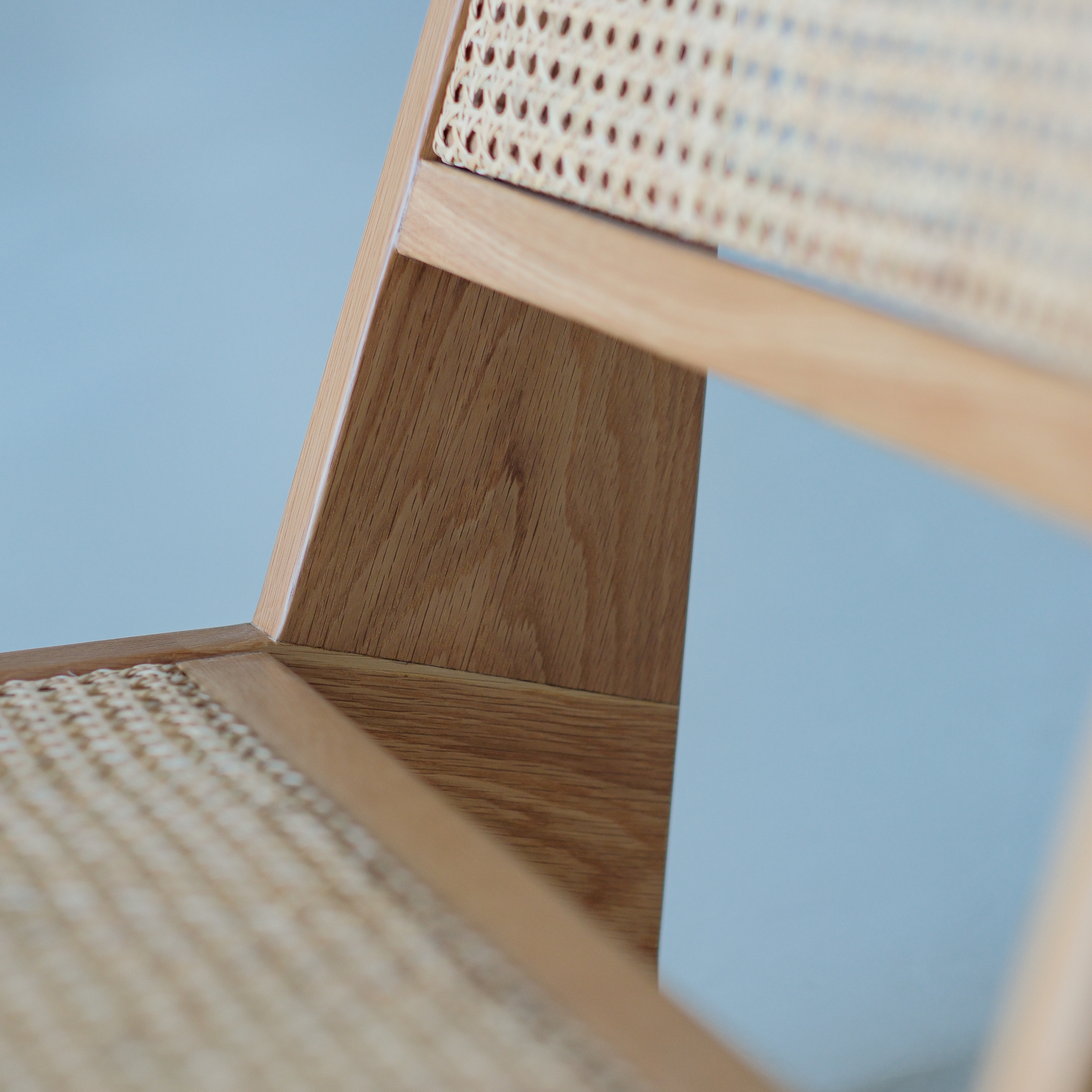 Kangaroo loungestoel - Licht eiken