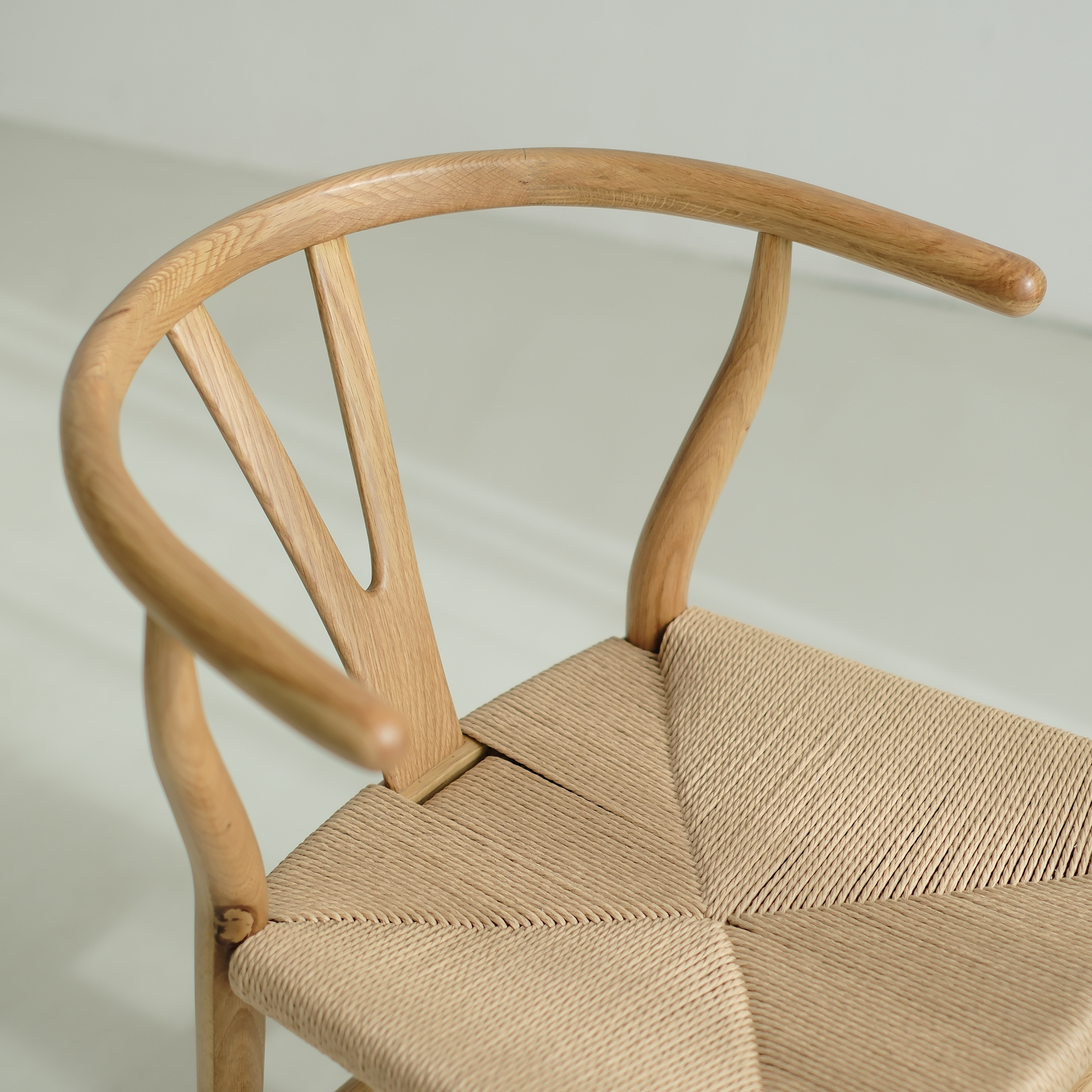 Wishbone eetkamerstoel - Licht eiken