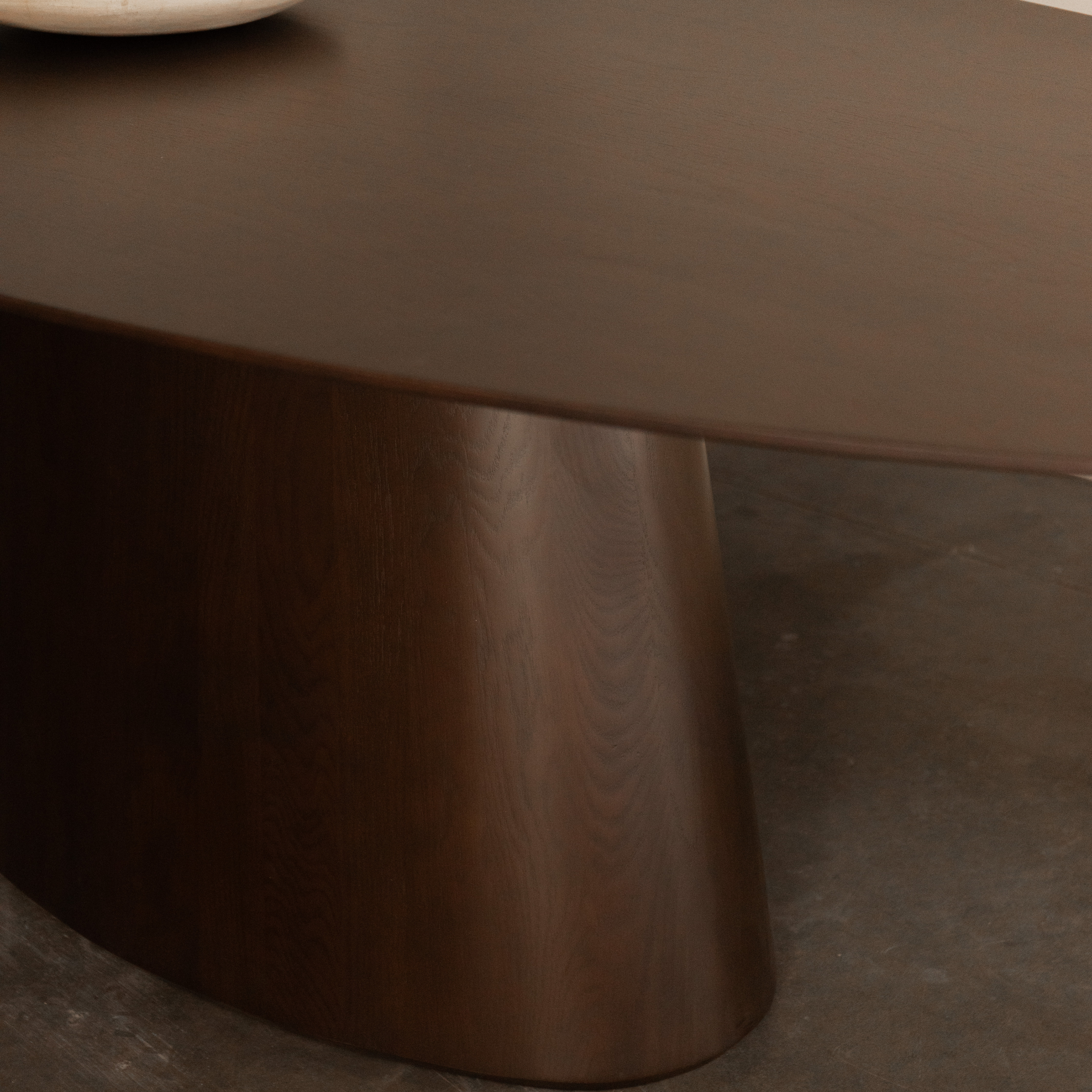 Houten ovale eettafel - Oqone
