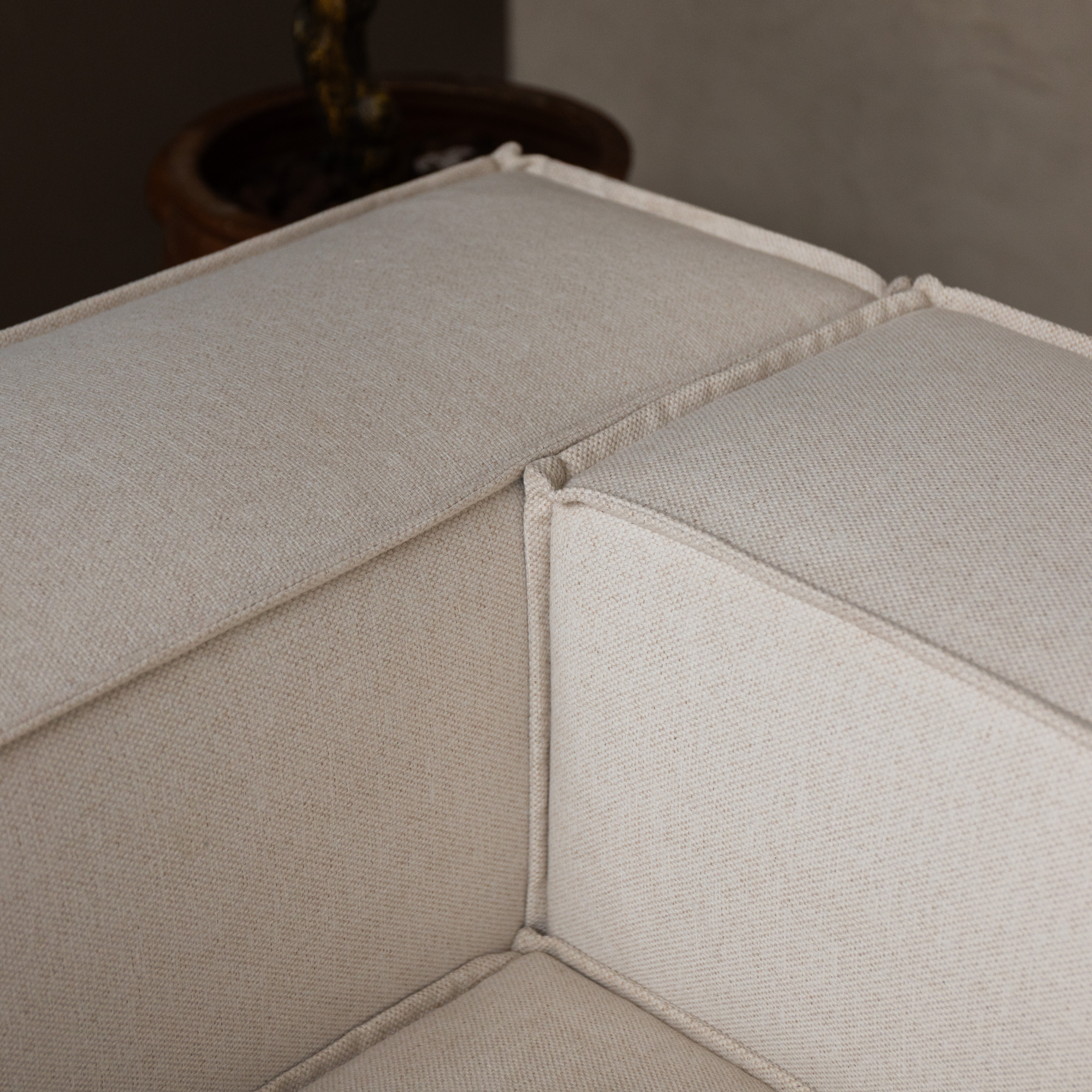 Loungebank Clay M - 3 modules diepte 120cm