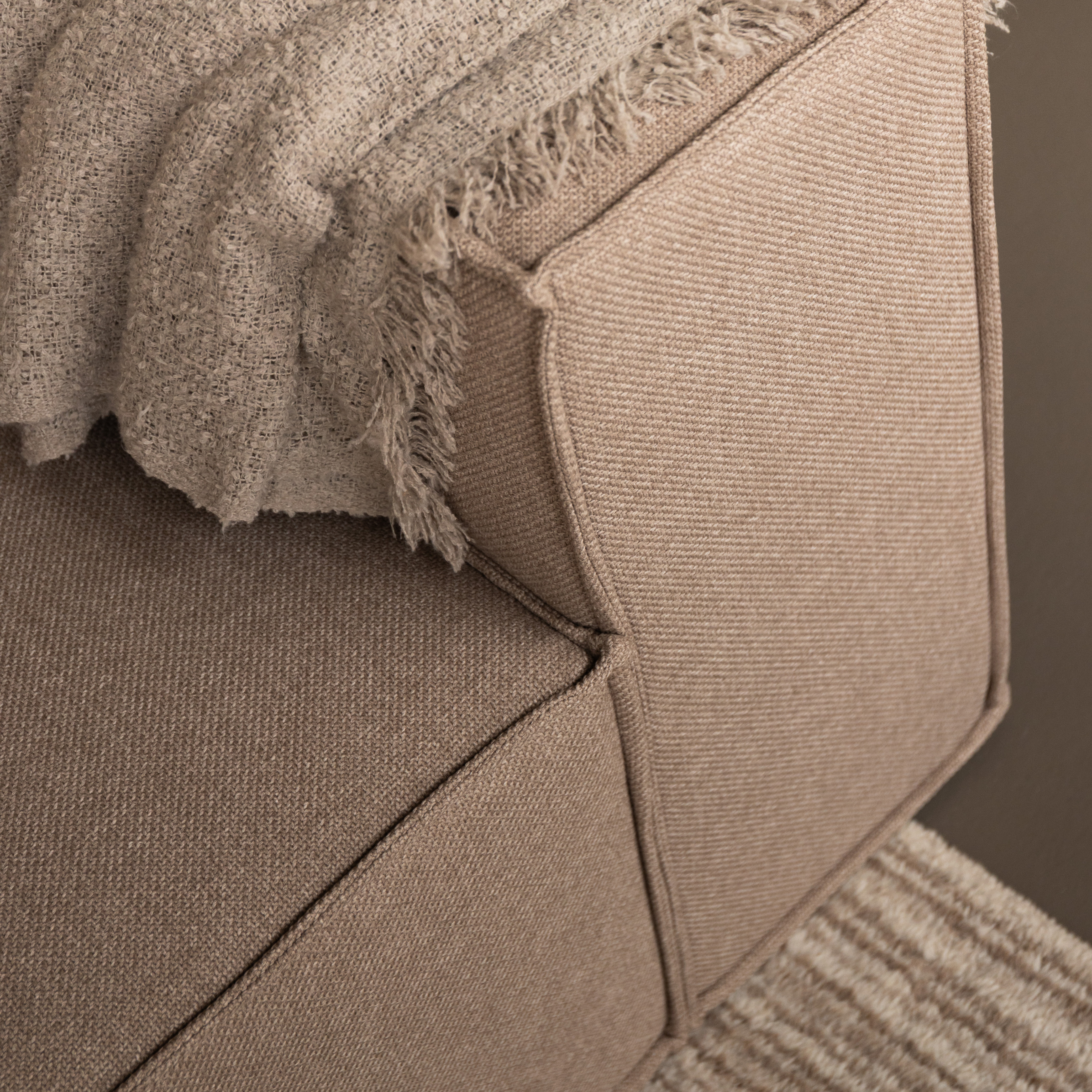 Loungebank Clay L - 2 modules diepte 120cm