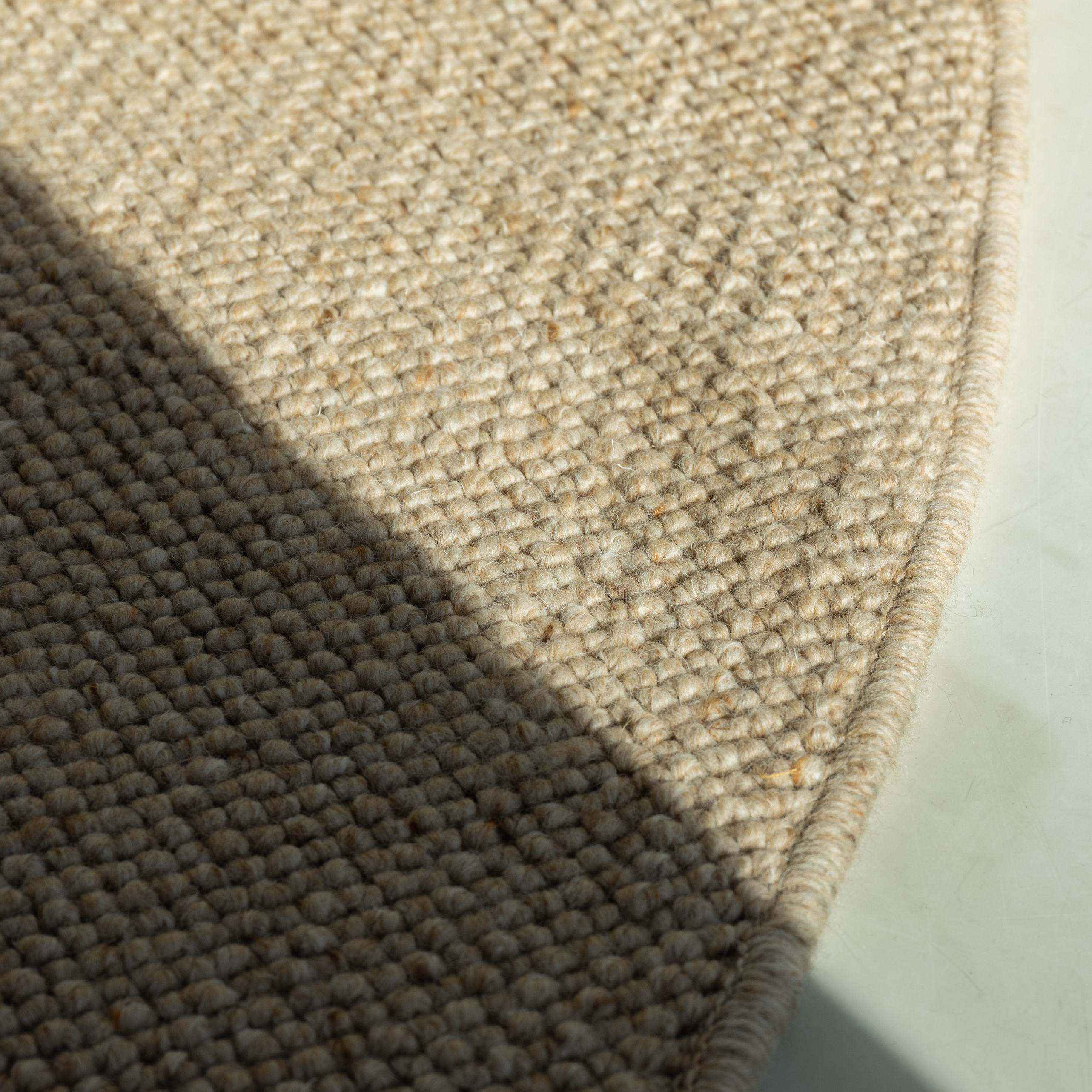 Vloerkleed rond - 100% wol