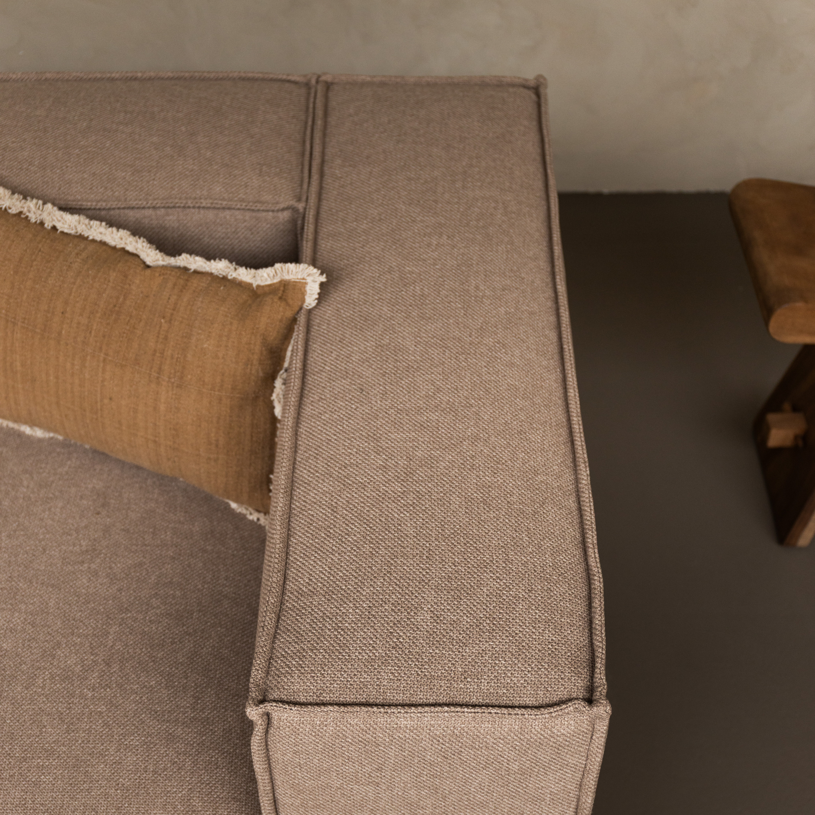 Loungebank Clay L - 2 modules diepte 120cm