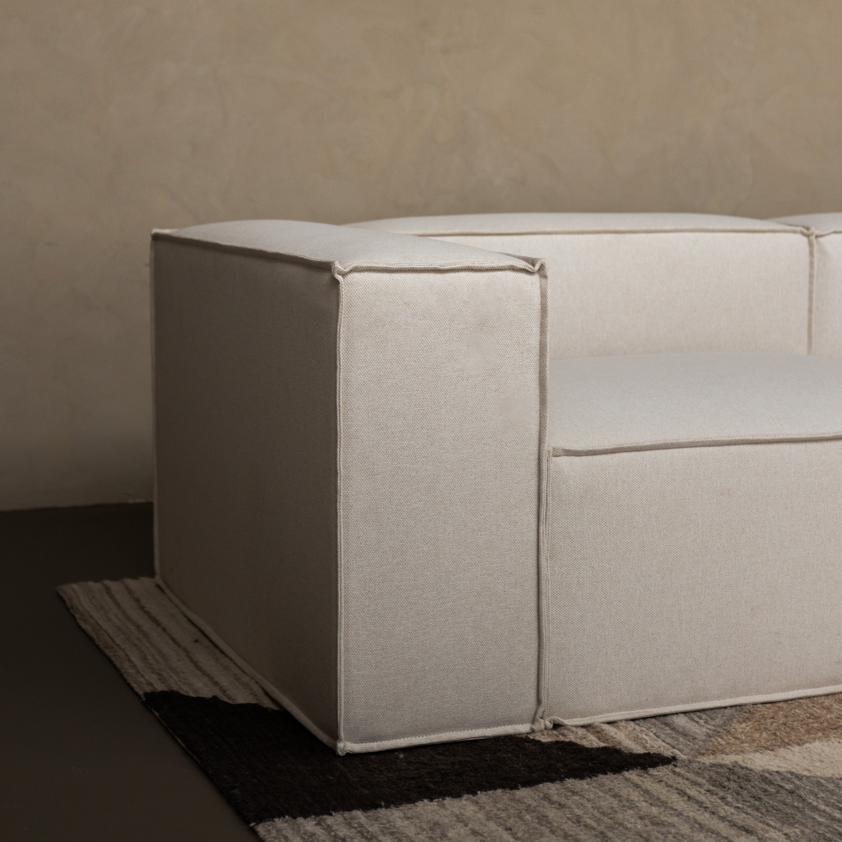 Loungebank Clay M - 2 modules diepte 120cm