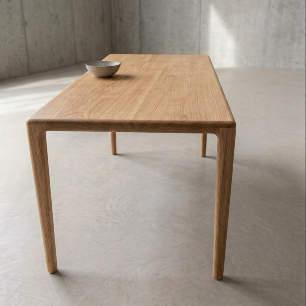 Houten rechthoekige eettafel - Mizo