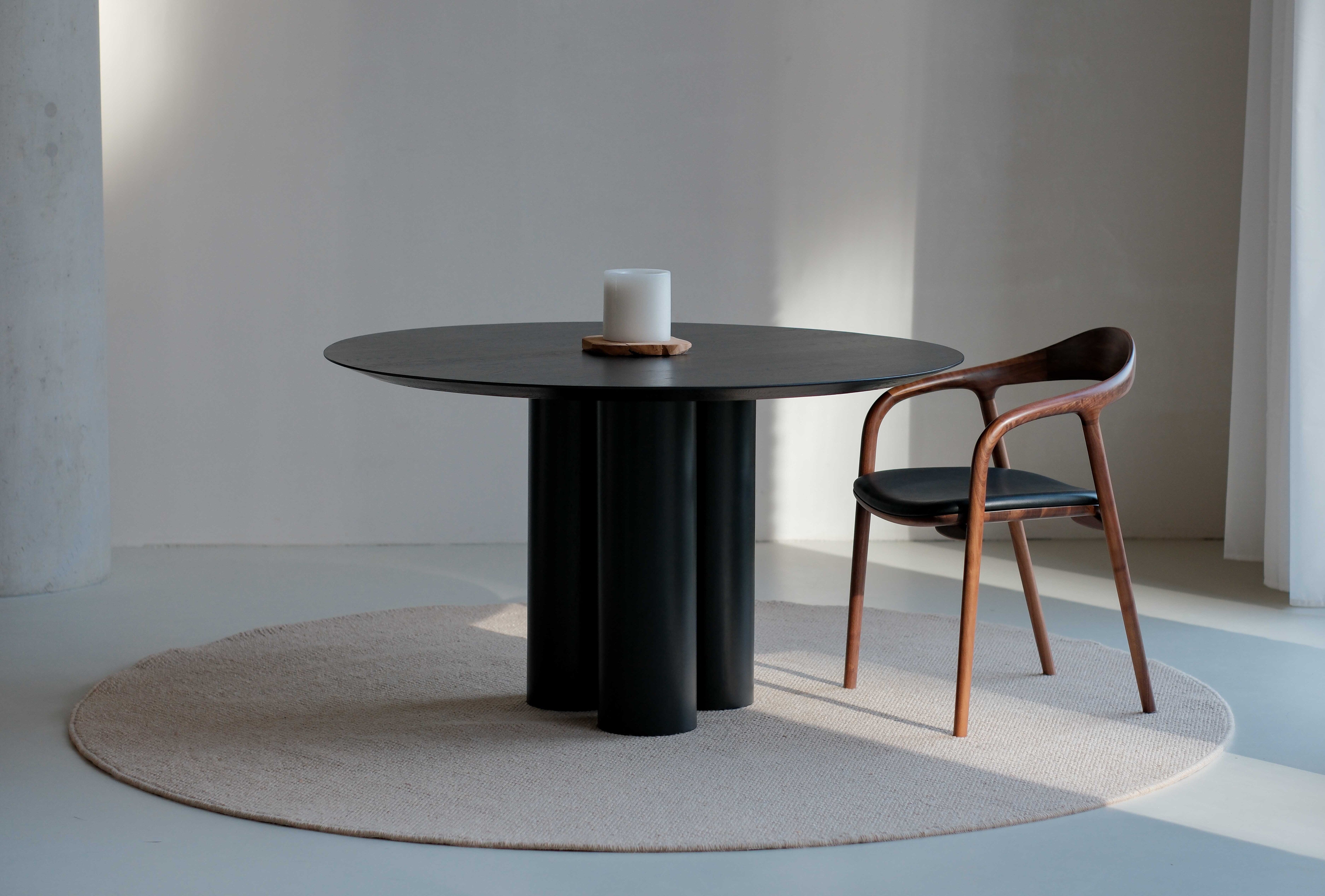 Ronde houten eettafel - Kozu