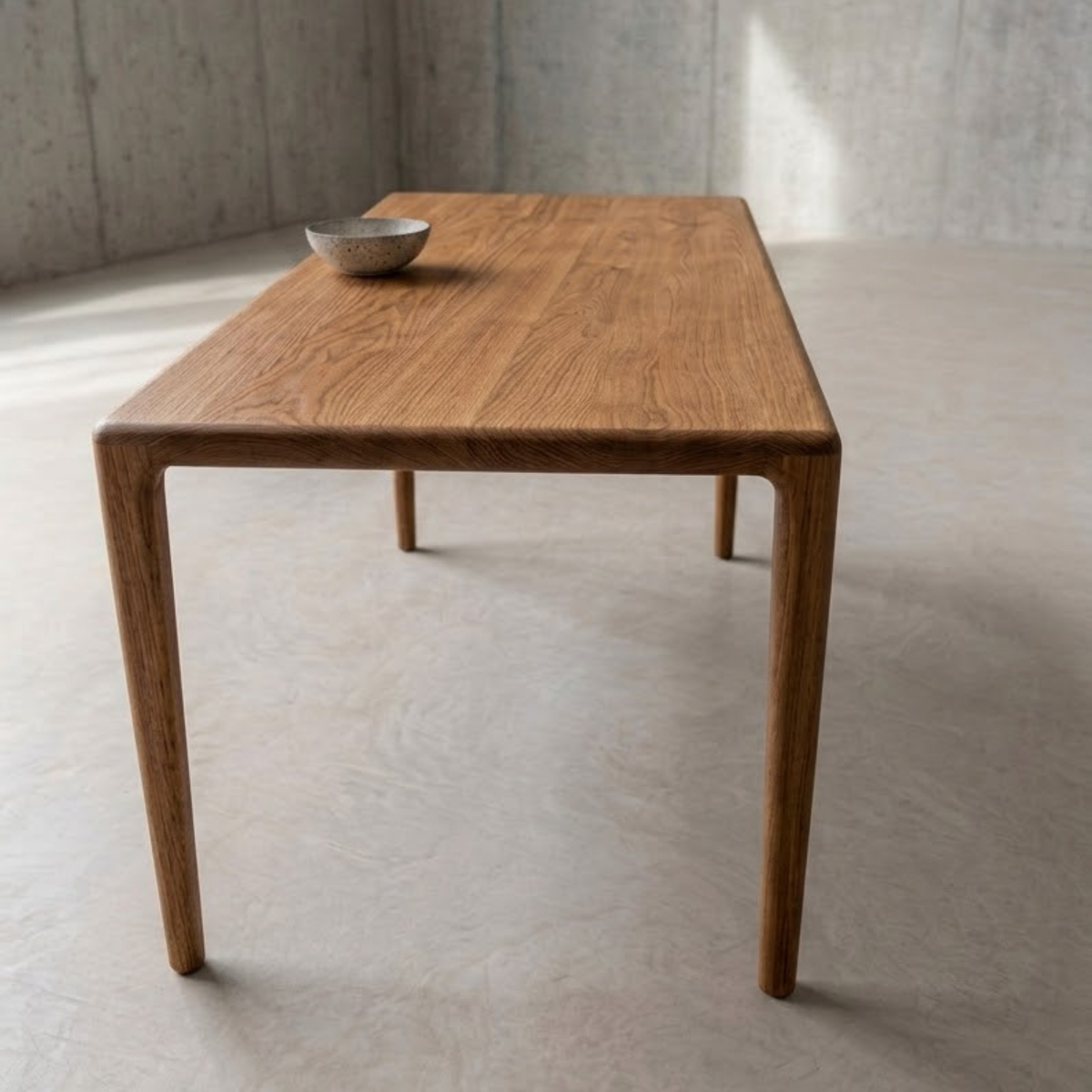 Houten rechthoekige eettafel - Mizo