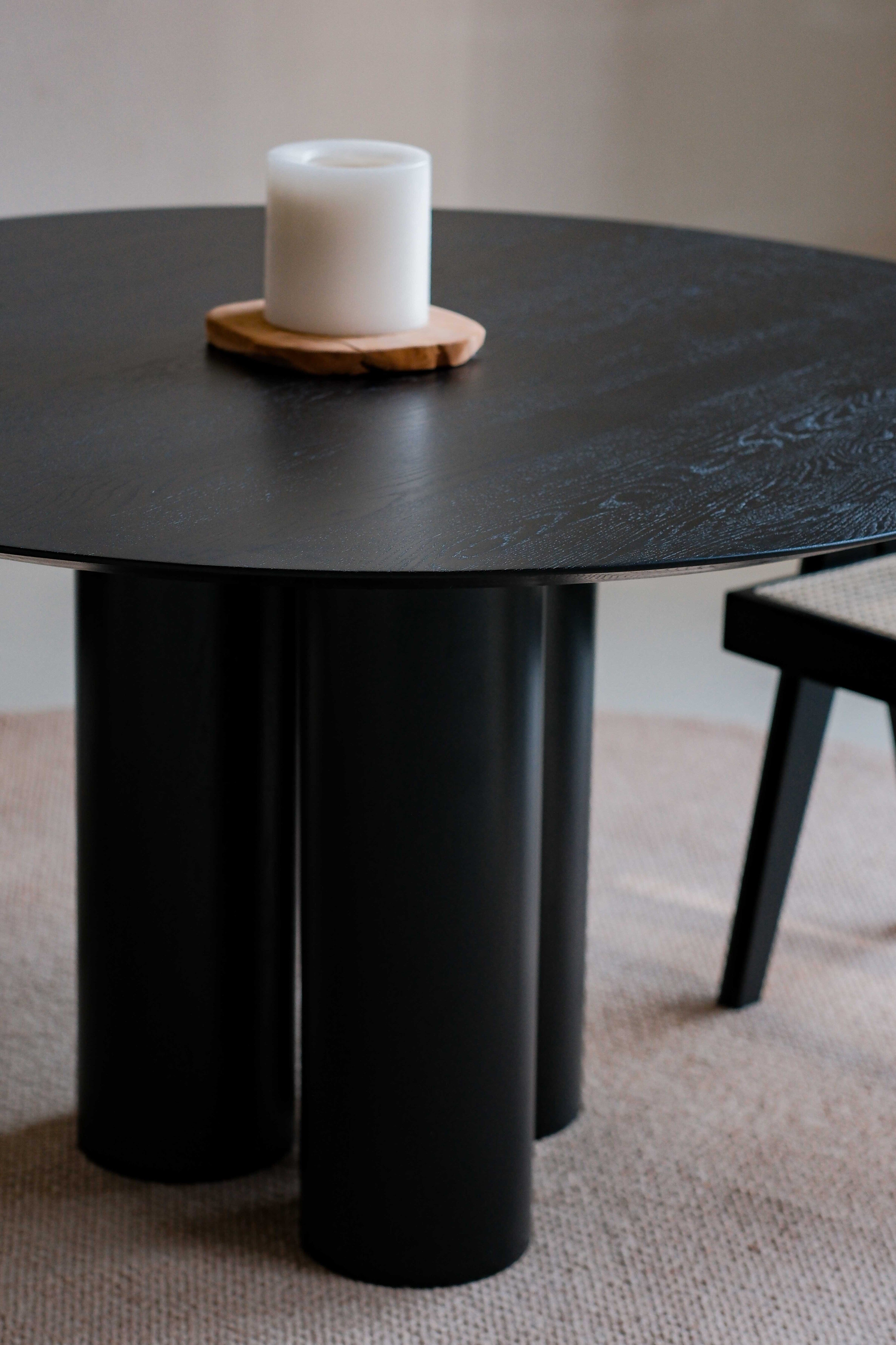 Ronde houten eettafel - Kozu