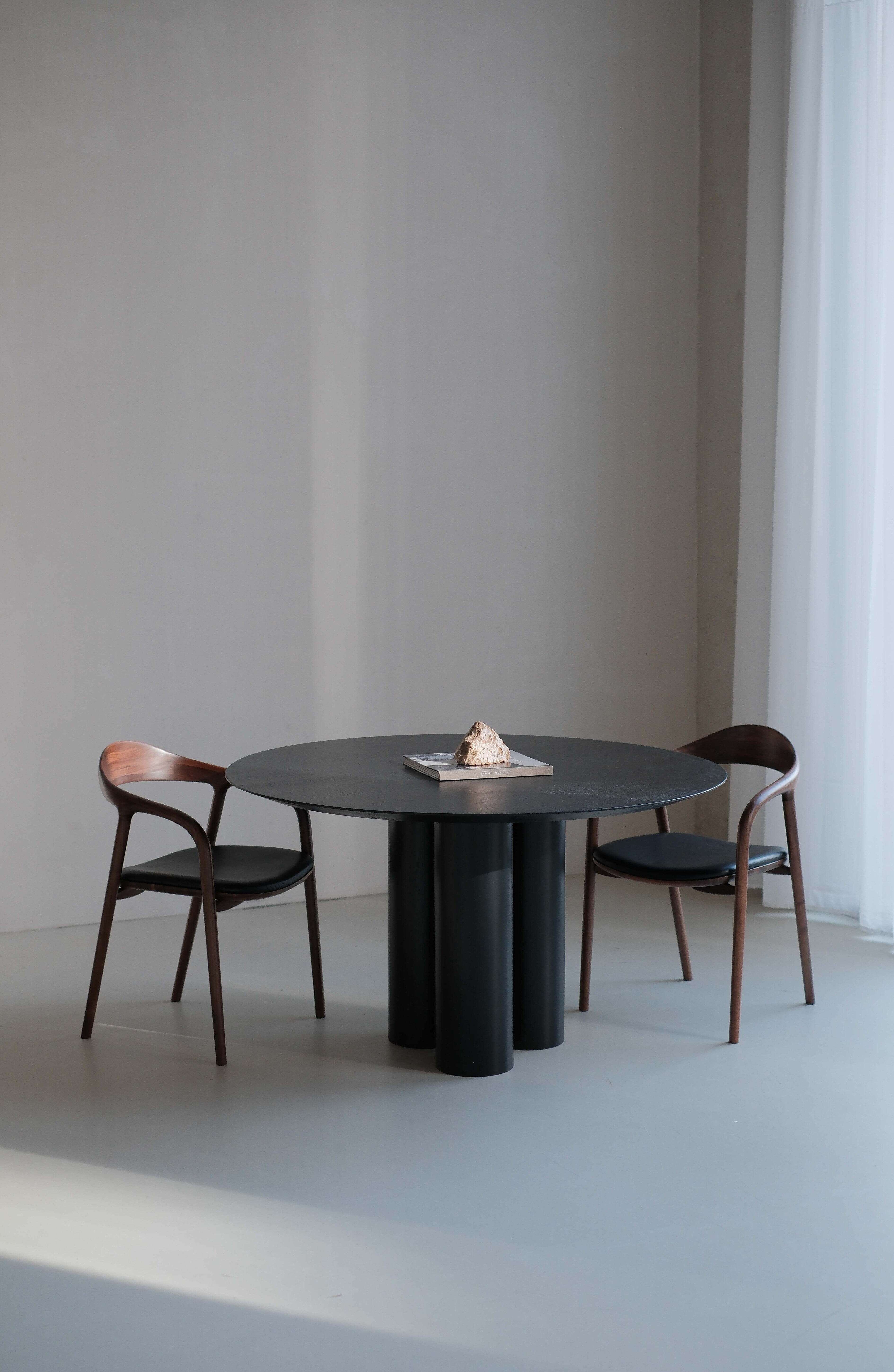 Ronde houten eettafel - Kozu