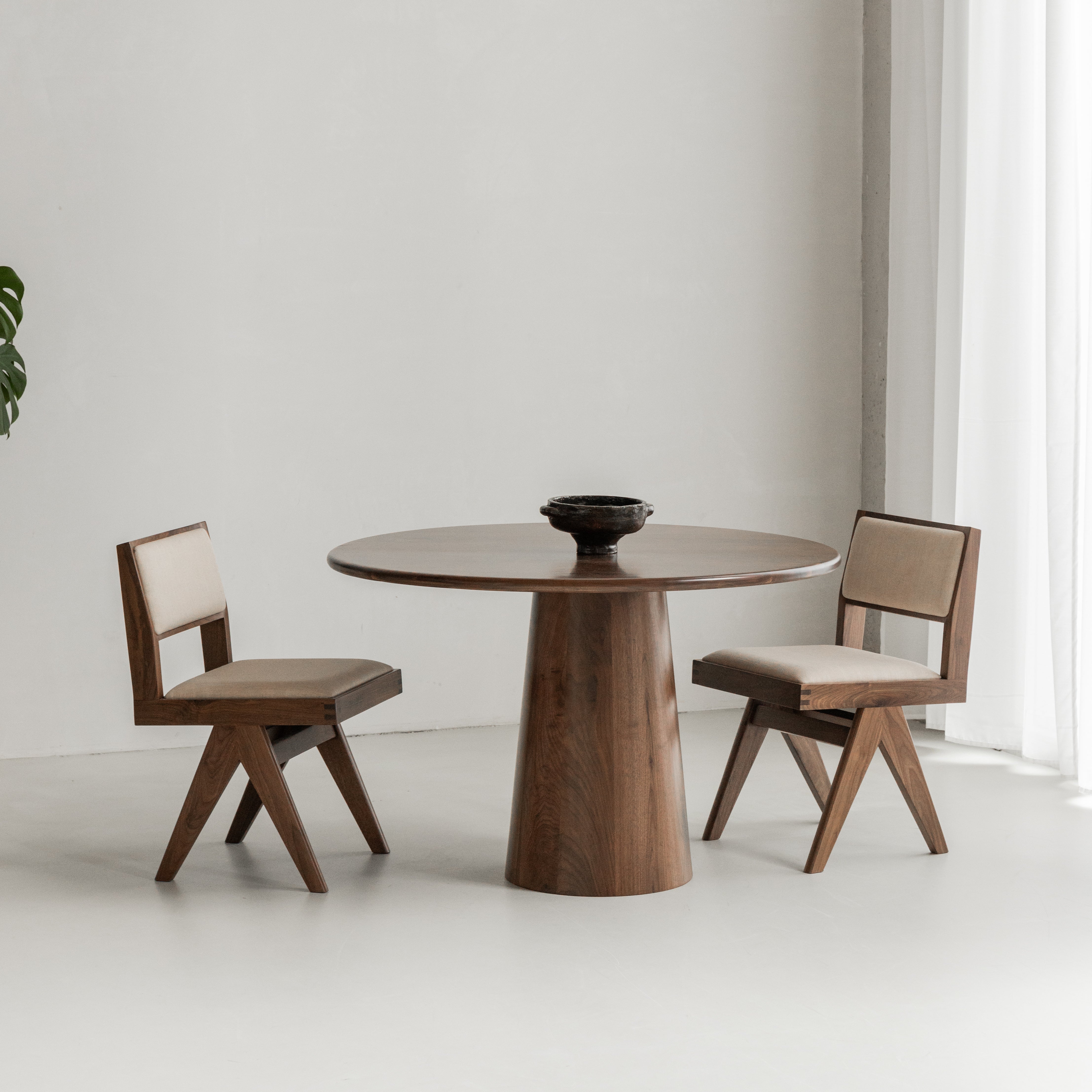 Houten eettafel Roku - Cilinder