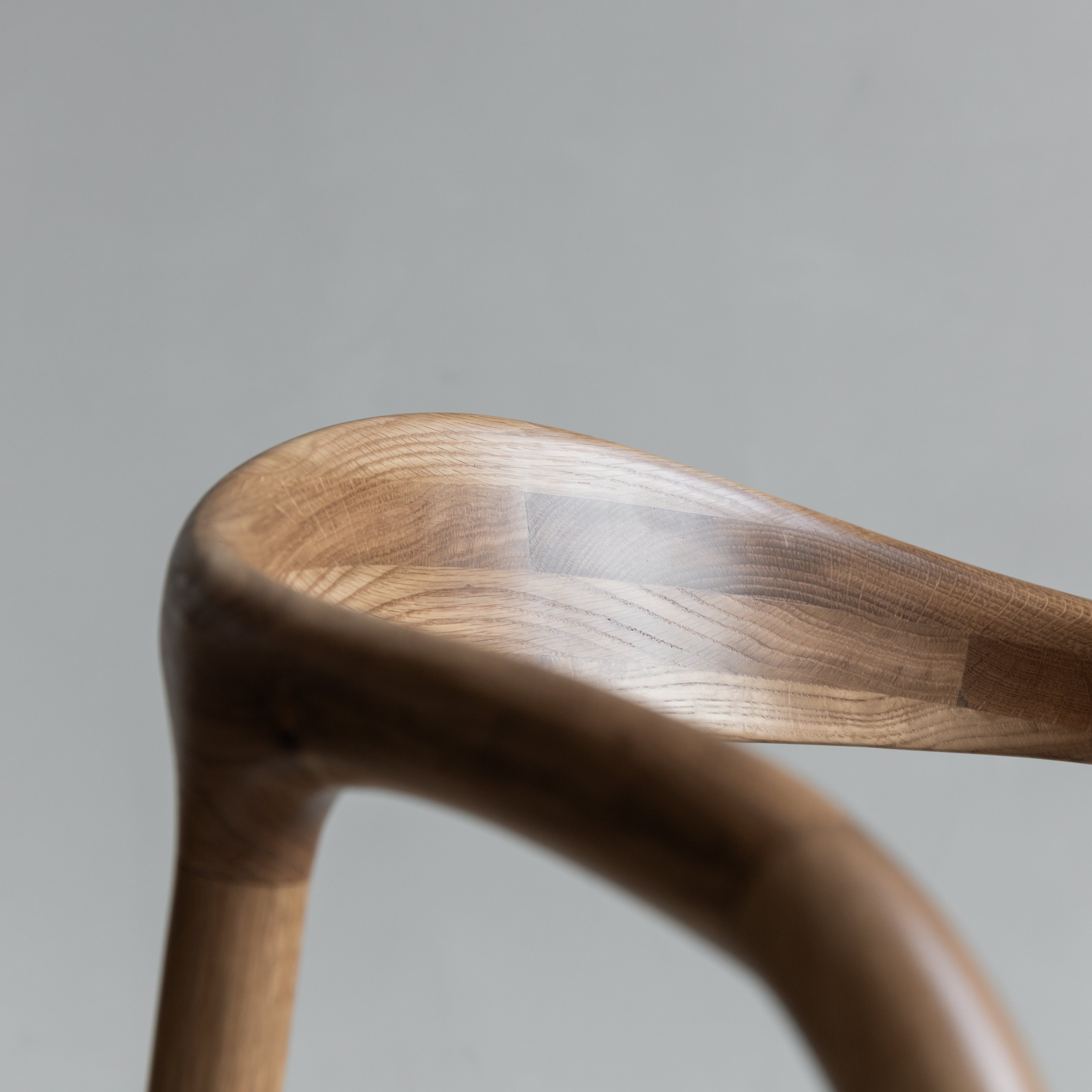 Kana eetkamerstoel beige leer - Licht eiken