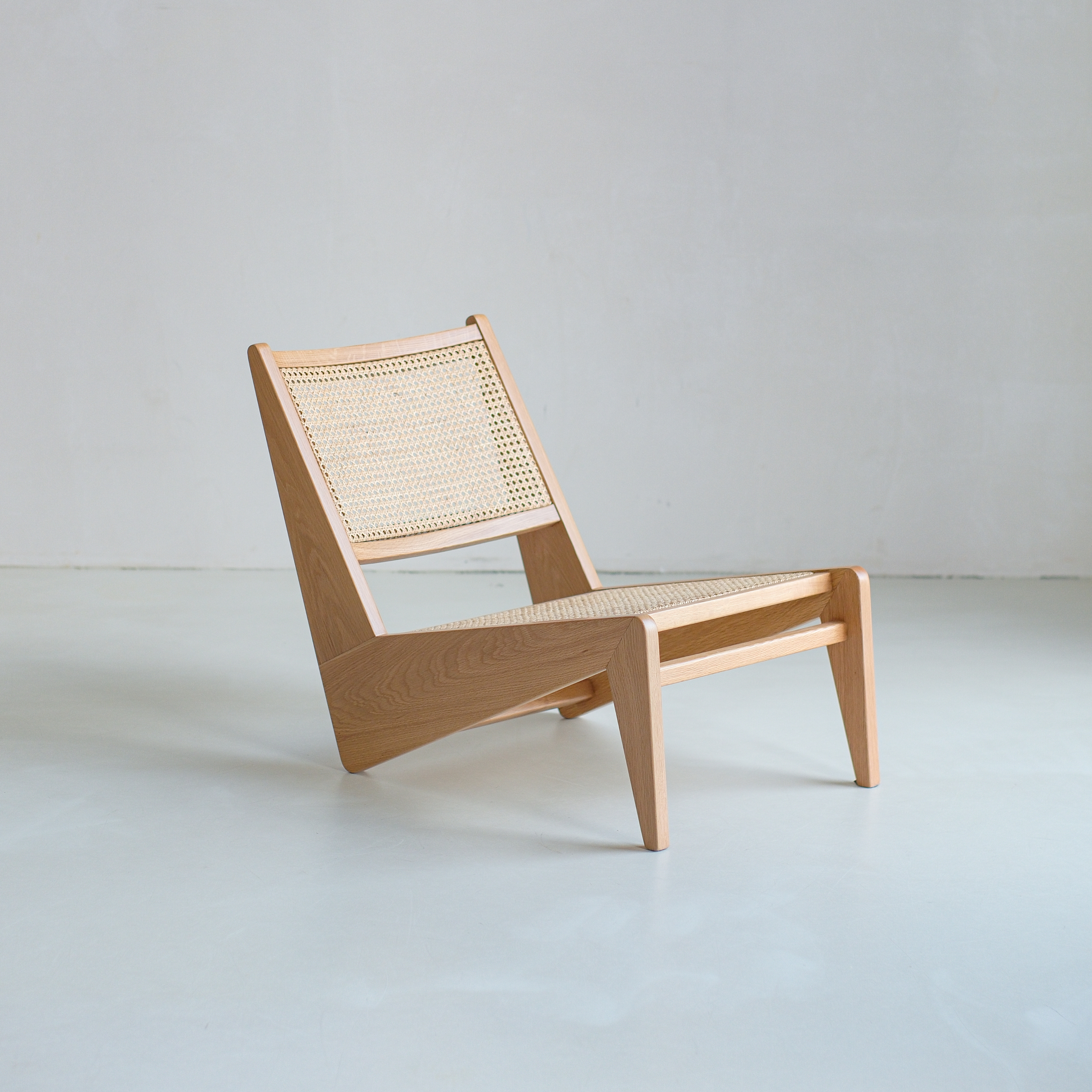 Kangaroo loungestoel - Licht eiken