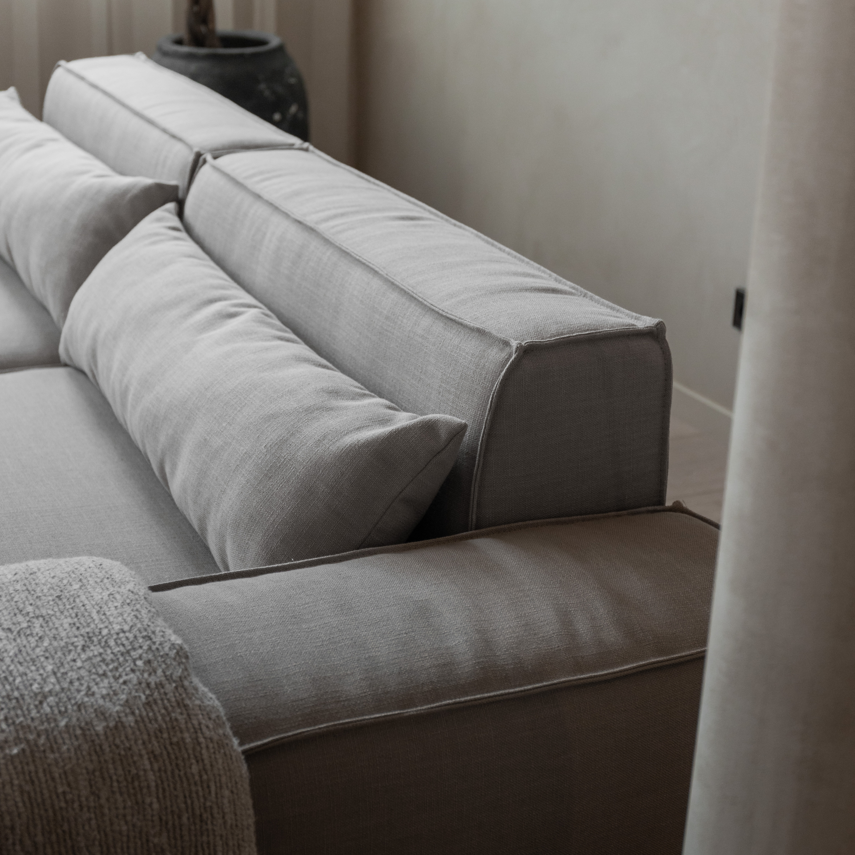 Modulaire Loungebank Malin - 2 zits met chaisse longue