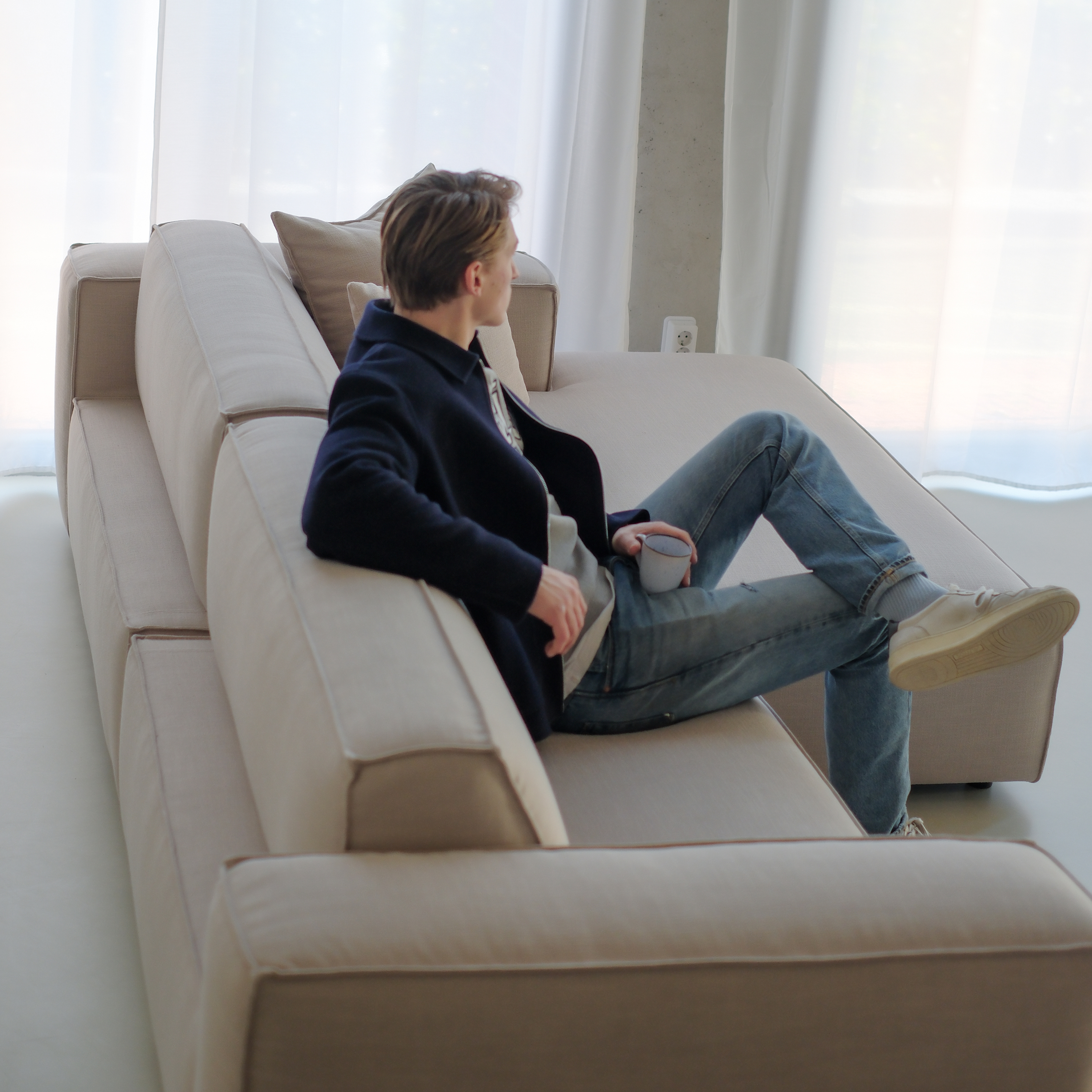 Loungebank Cozio - Verstelbare rugleuning