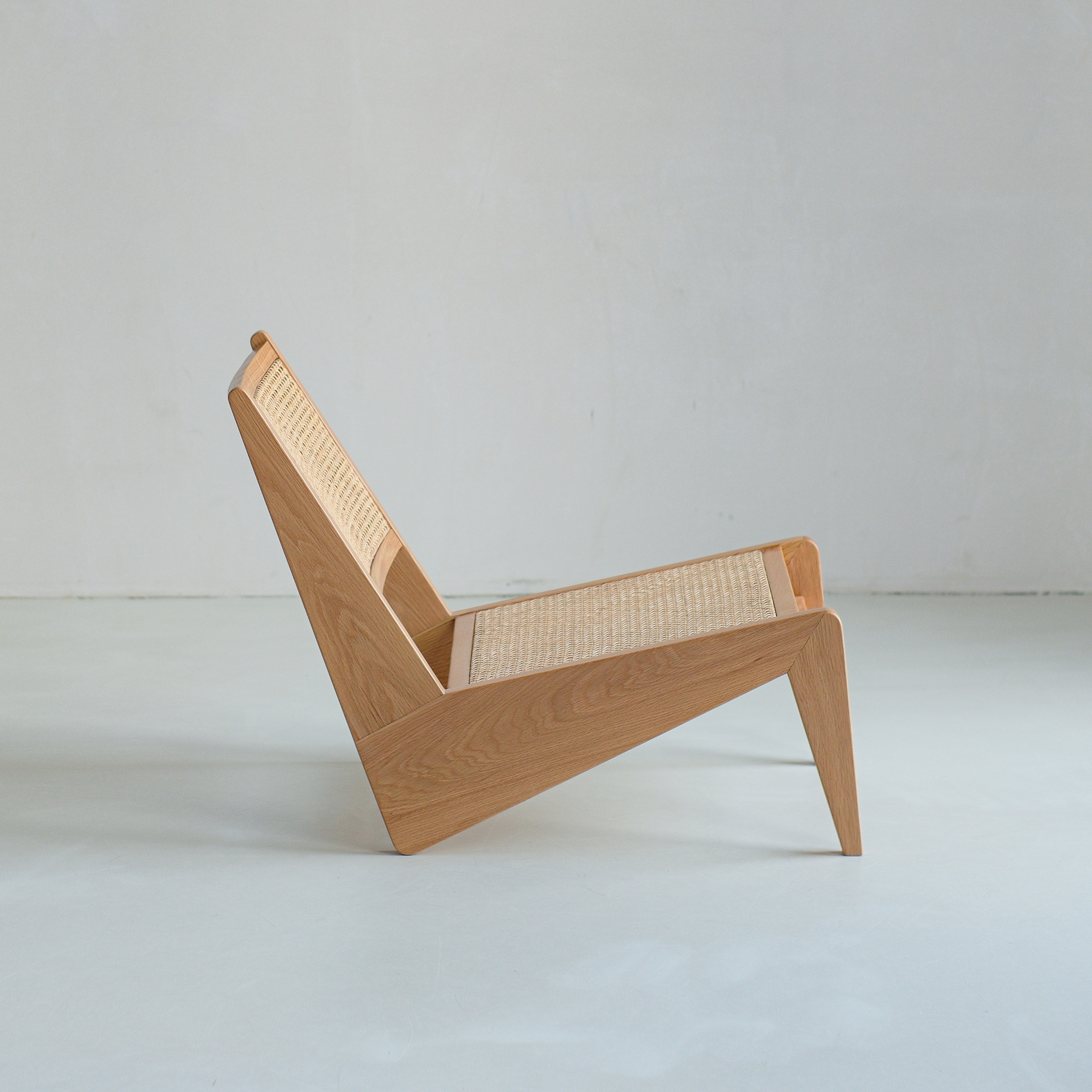 Kangaroo loungestoel - Licht eiken