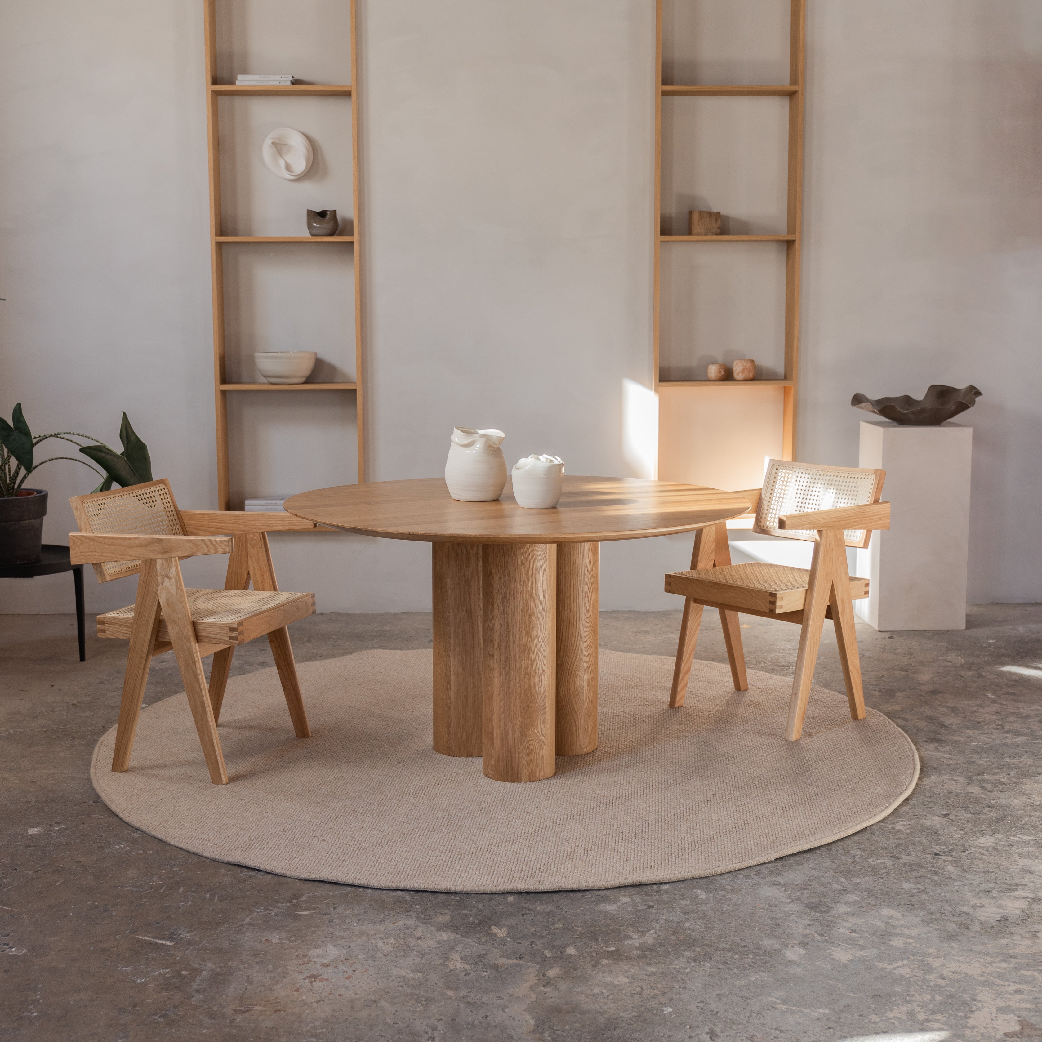 Ronde houten eettafel - Kozu
