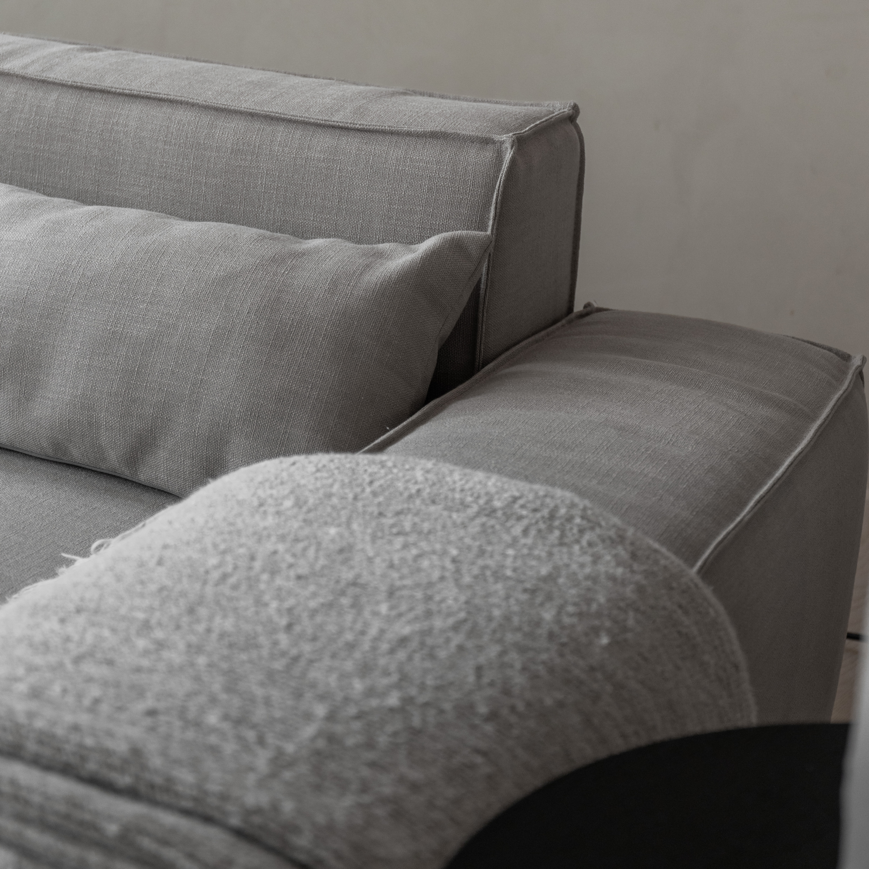 Modulaire Loungebank Malin - 3 zits met chaisse longue links