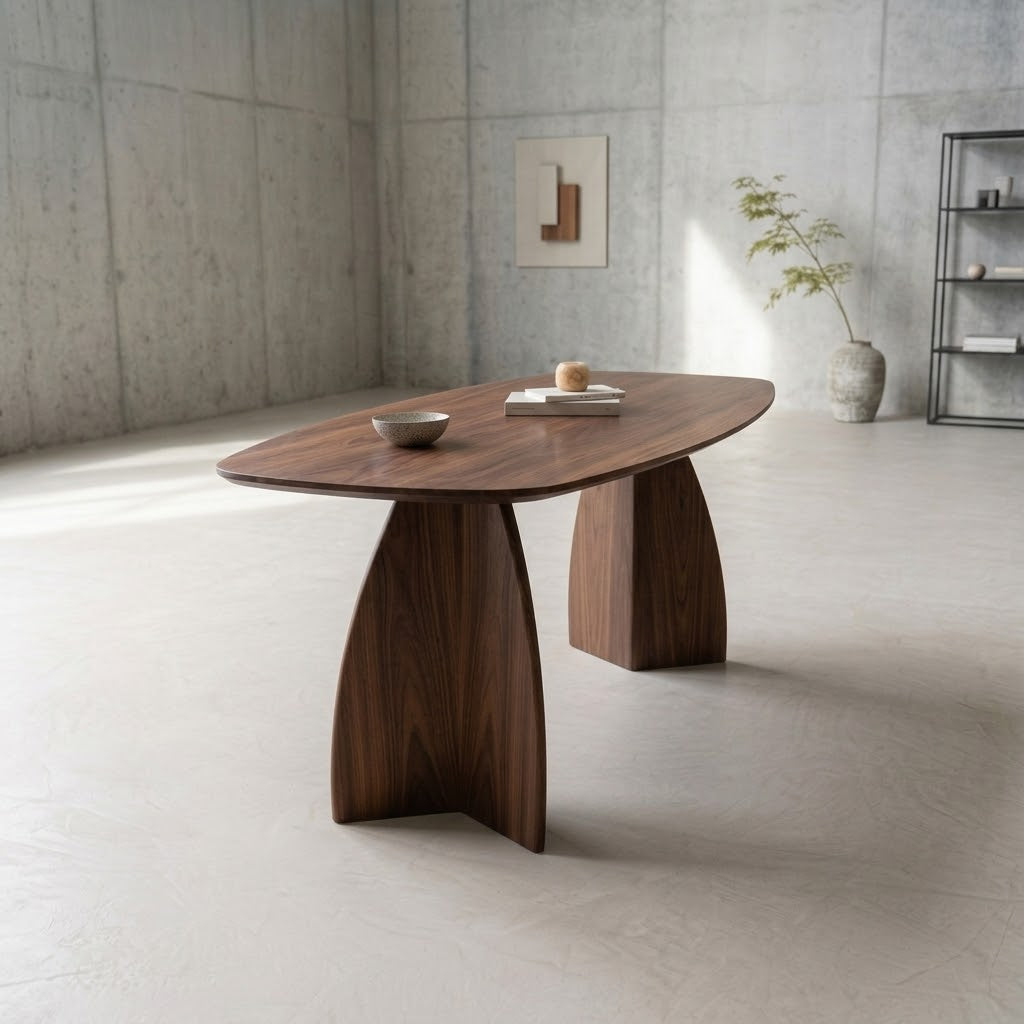 Houten Deens ovale eettafel - Yanique