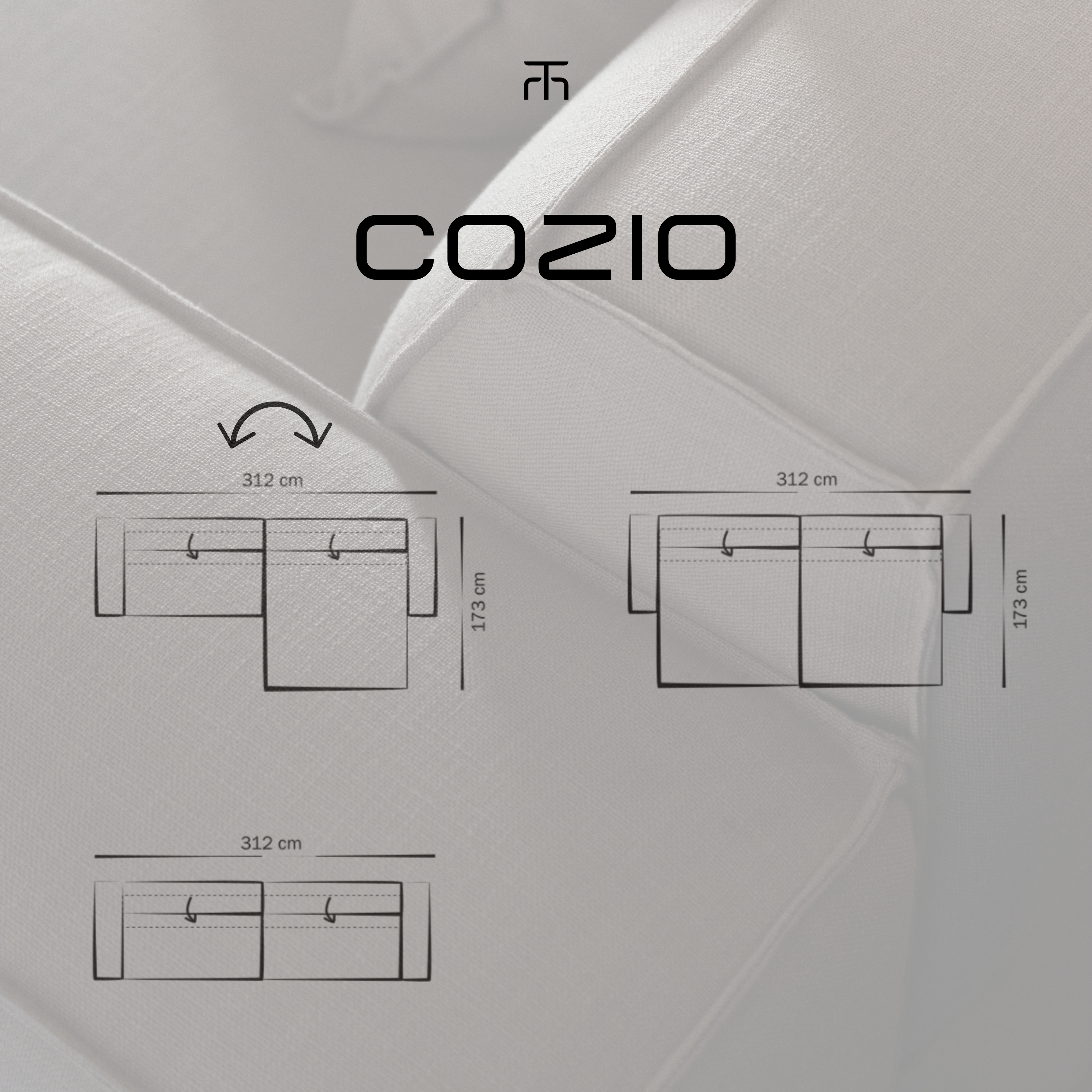 Loungebank Cozio - Verstelbare rugleuning