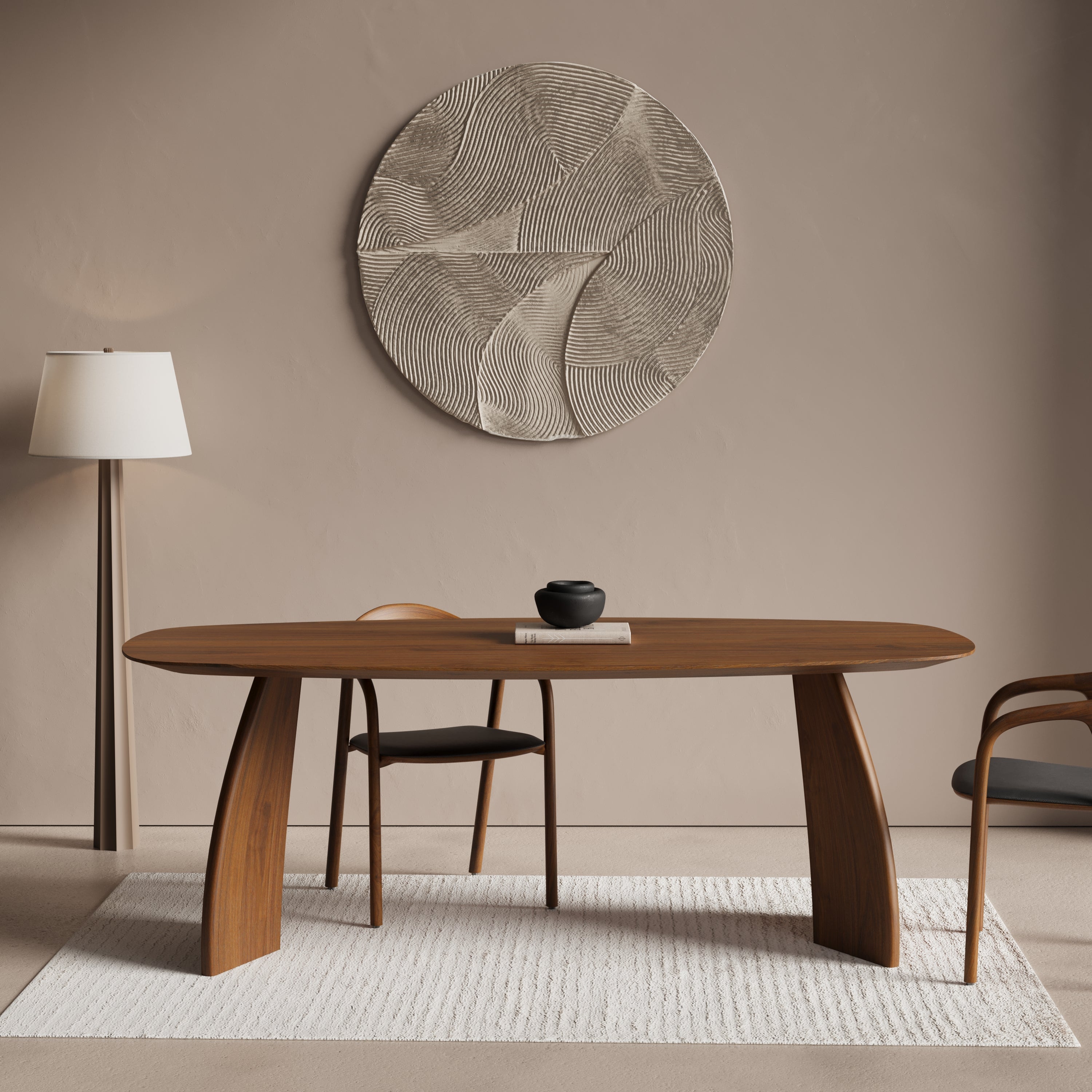 Houten Deens ovale eettafel - Yanique