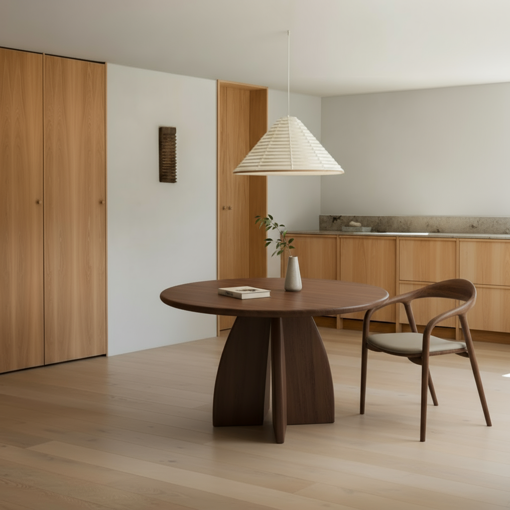 Ronde houten eettafel - Yanique