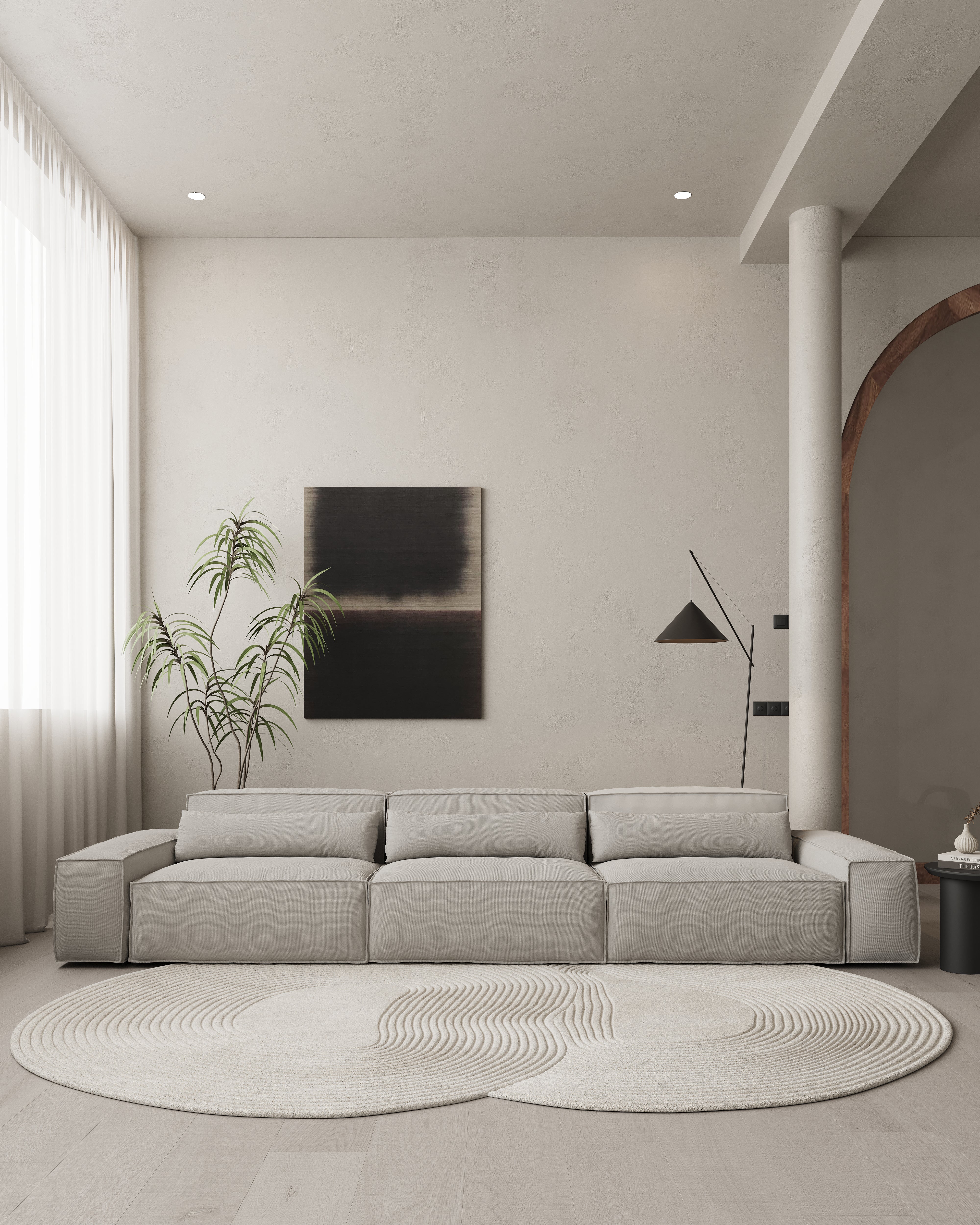 Modulaire Loungebank Malin - 3 zits