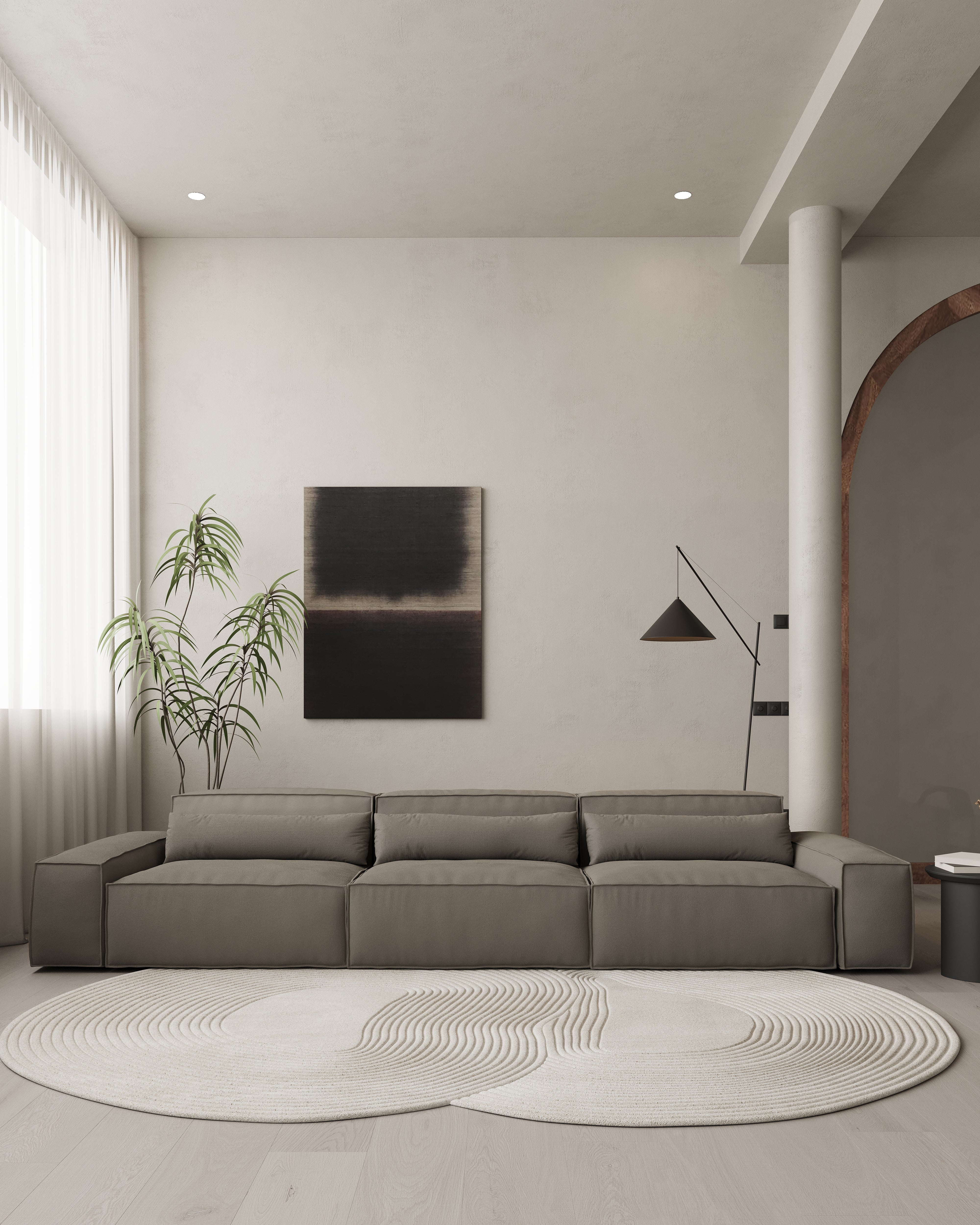 Modulaire Loungebank Malin - 3 zits