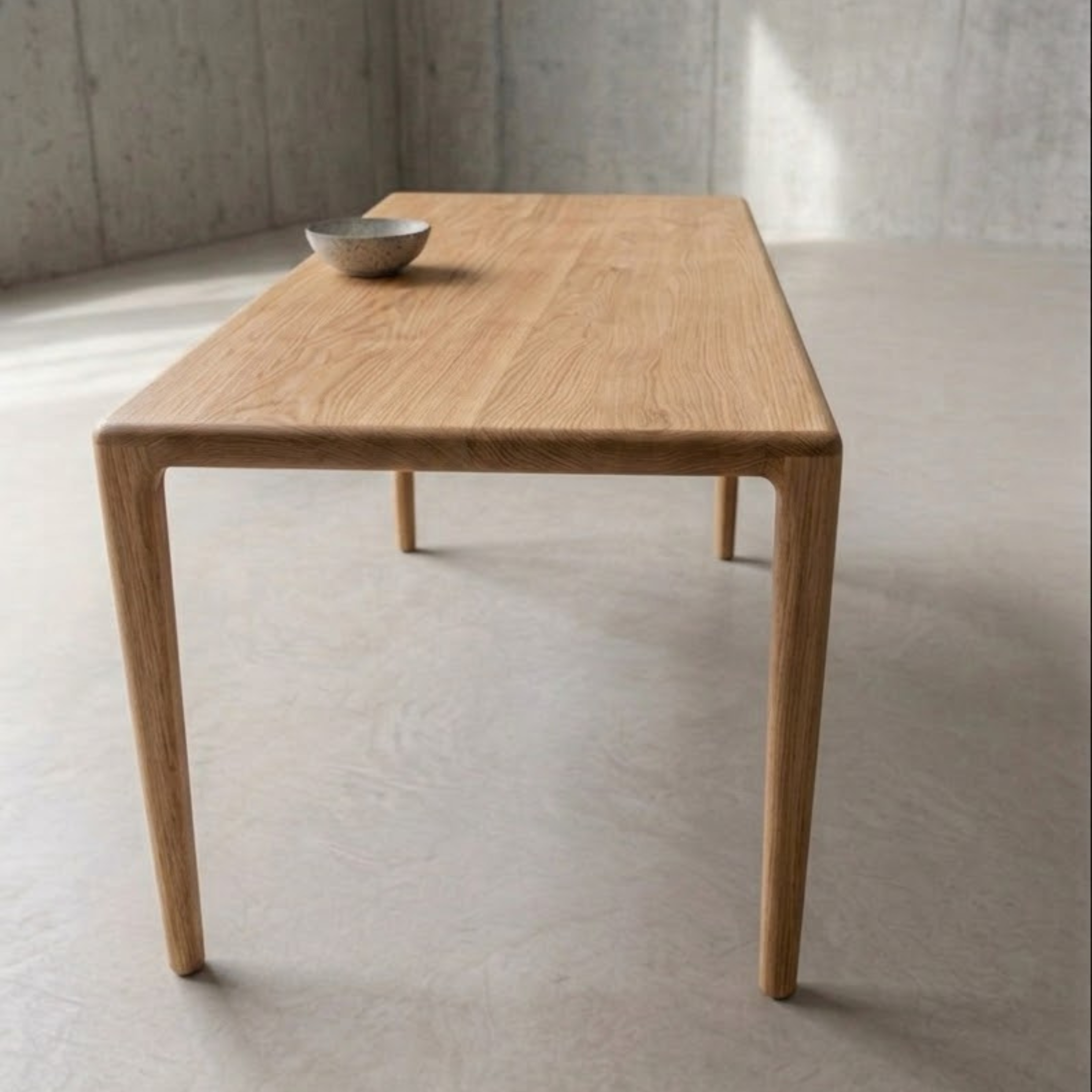 Houten rechthoekige eettafel - Mizo