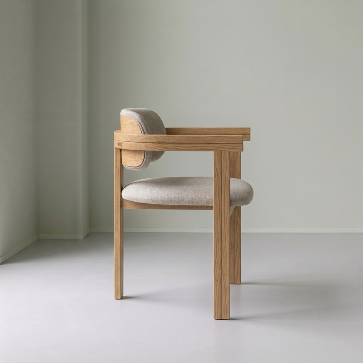 Houten eetkamerstoel Velv