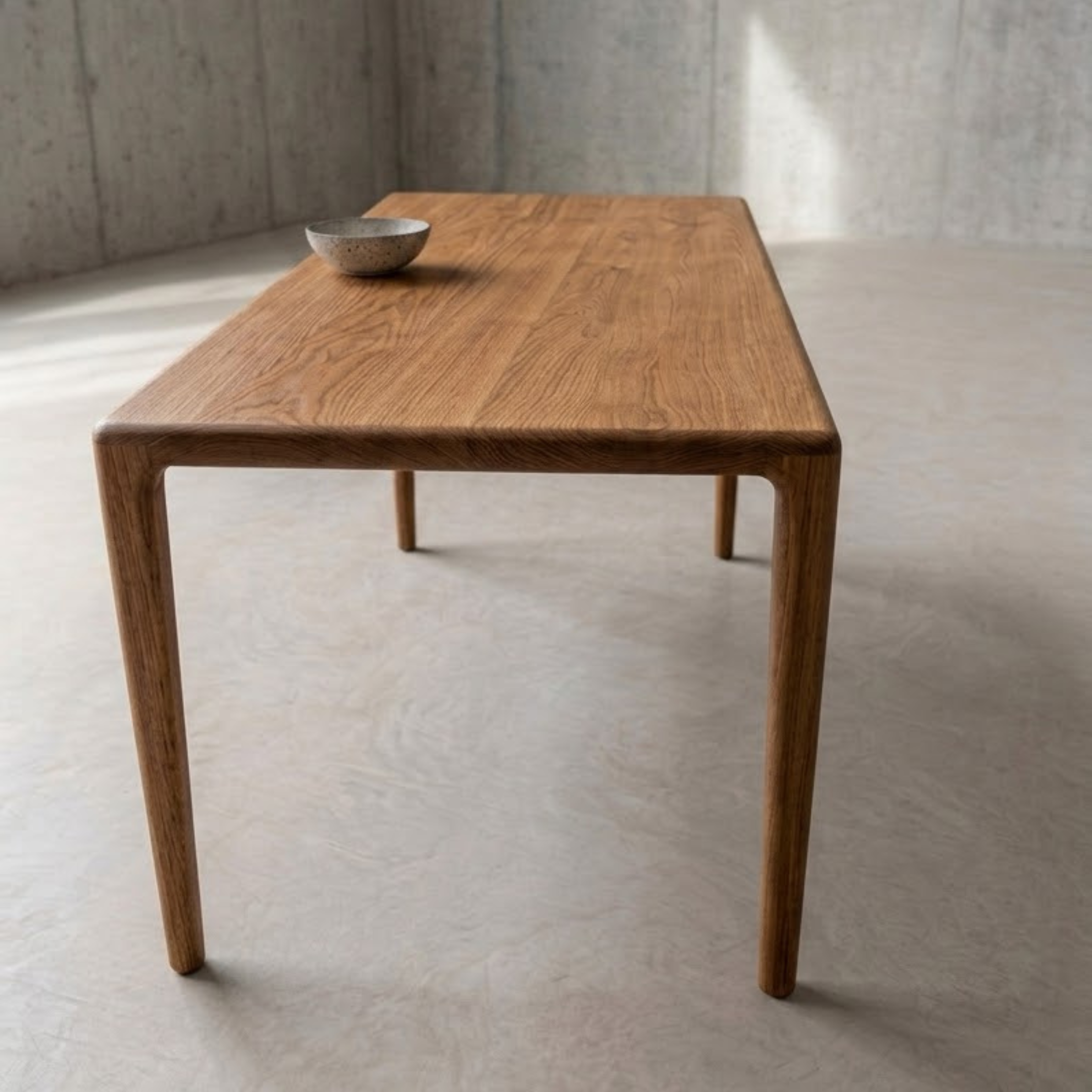 Houten rechthoekige eettafel - Mizo
