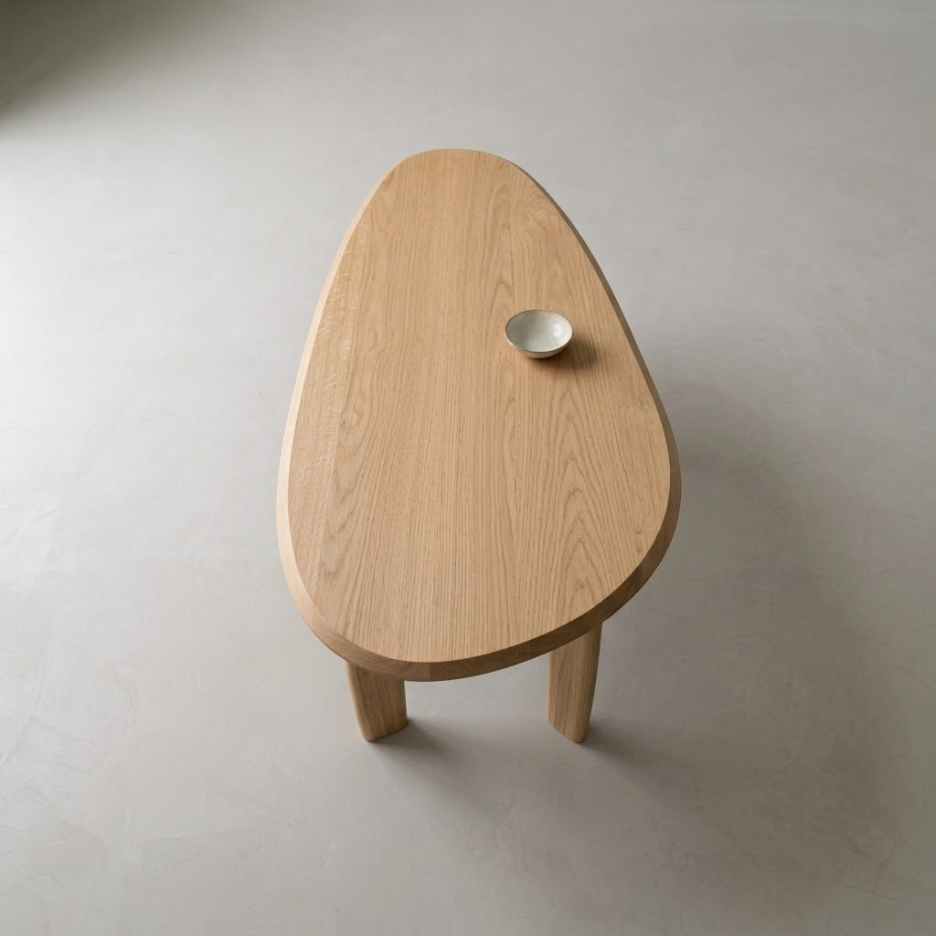 Houten organische eettafel - Tori