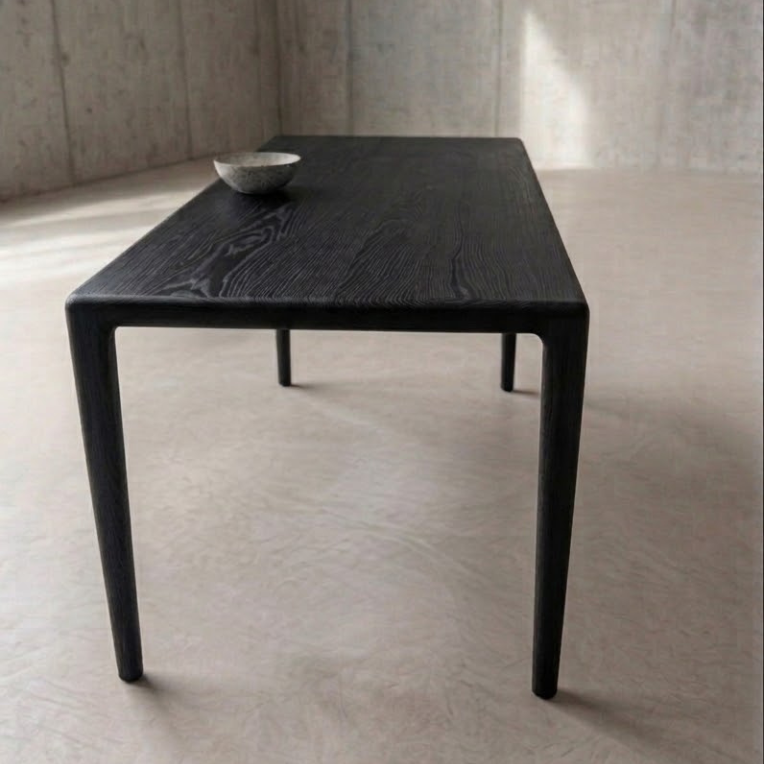 Houten rechthoekige eettafel - Mizo