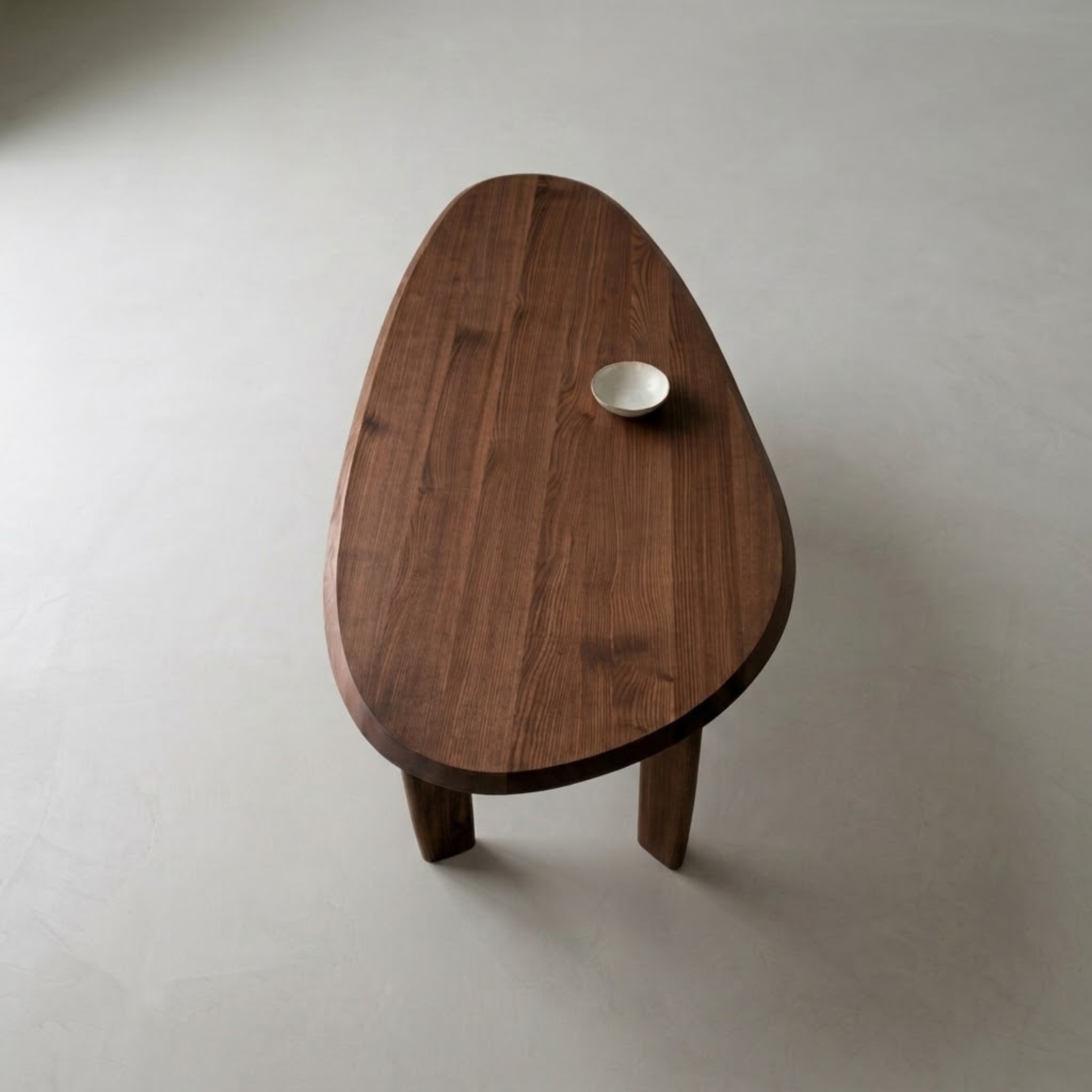 Houten organische eettafel - Tori