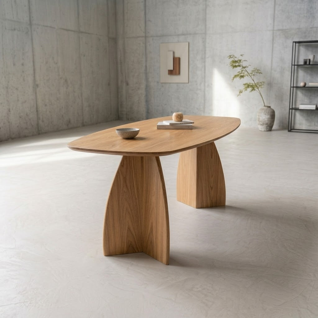 Houten Deens ovale eettafel - Yanique