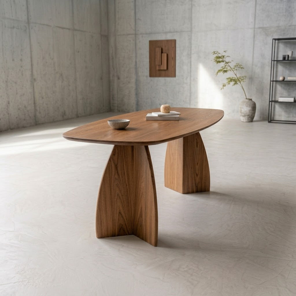 Houten Deens ovale eettafel - Yanique