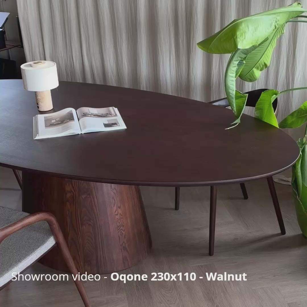 Oqone eettafel in de Studiomoda showroom